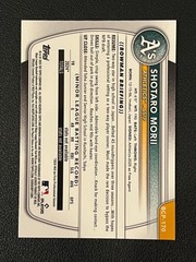 Shotaro Morii 2025 Bowman Chrome 1st Shimmer Refractor Athletics