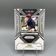 2024 Panini Prizm Sensational Signatures Angel Martinez #SS-AM Green Prizm RC AU