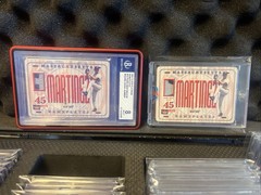 #2 PEDRO MARTINEZ 2001 FLEER PLATINUM #NNO NAMEPLATES GU JERSEY PATCH BGS POP 1