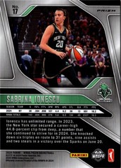 Sabrina Ionescu 2024 Panini WNBA Prizm WNBA Logo #17