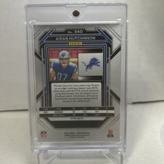 2022 Panini Prizm – Rookies Aidan Hutchinson #340 Snake Skin Prizm (RC)