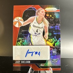 2024 Panini Prizm WNBA Jacy Sheldon Red Rookie Auto /99