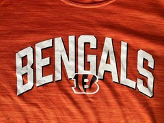Nike Dri-Fit NFL Cincinnati Bengals heather orange performance shirt Men&rsquo;s Med