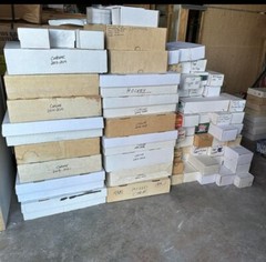 Football Card Collection 500 Ct Card Box , Stars Rookies , Commons & More Look