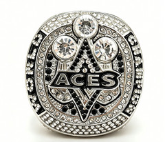 2025 Las Vegas Aces WNBA Championship Ring Wilson #22