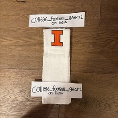 White Orange And Navy Illinois Finding Alumni Football Towel
