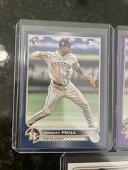 (3) 2020 Bowman 1st Edition JEREMY PENA PAPER +Chrome Rookie Lot HOUSTON ASTROS