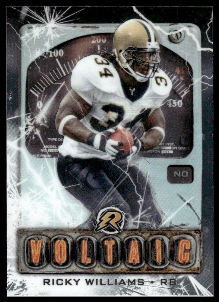 2024 Topps Resurgence #V-24 Ricky Williams Voltaic New Orleans Saints