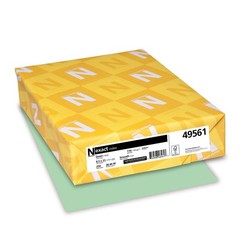 Wausau Neenah Paper Exact Index Card Stock 110 Lb Index Weight 8.5 X 11 Green