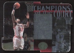 908L 1995-96 SP Championship #C14 Alonzo Mourning Champions of the Court Die Cut