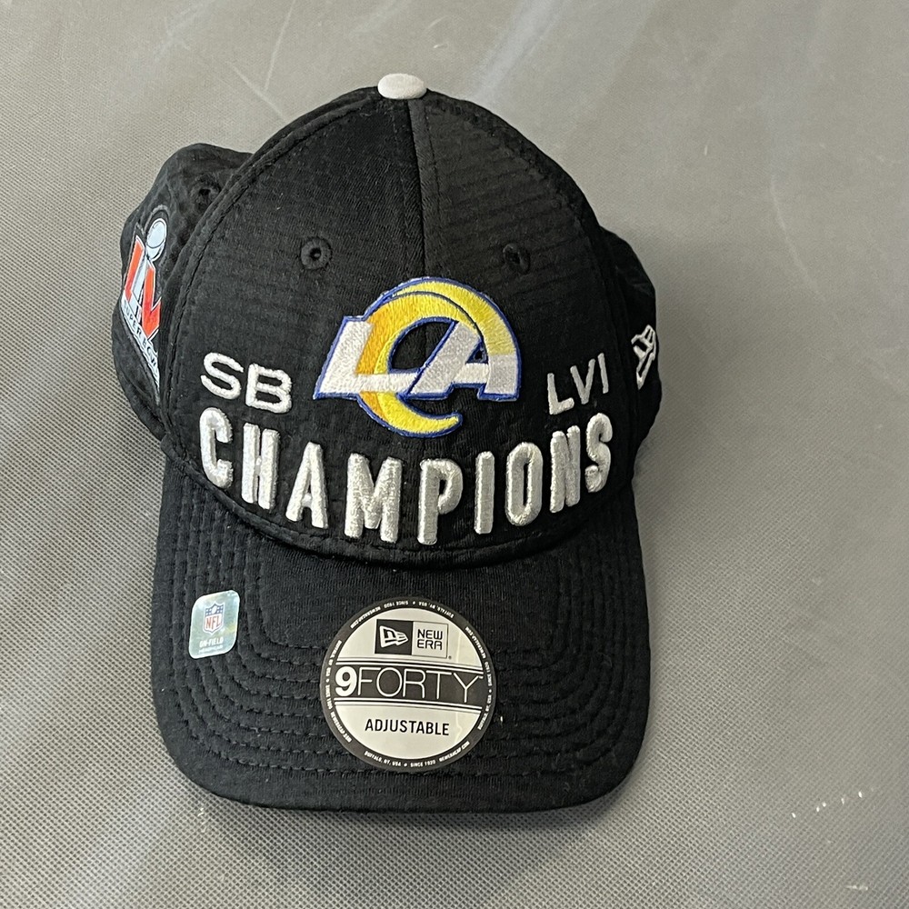 LA Rams hat cap snapback New Era 9Forty NFL Super Bowl Champions LVI Embroidered