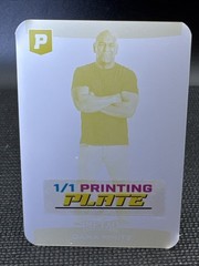 2025 Leaf Metal Pristine Auction Dana White #119 Yellow Printing Plate UFC 1/1