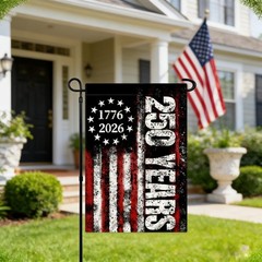 250th Anniversary USA Garden Flag 1776-2026 We the People 12×18 inches, D