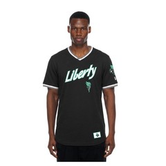Unisex New Era Black New York Liberty Sport Classics Capsule V-Neck Fashion