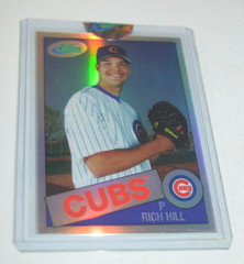2007 ETOPPS BASEBALL – RICH HILL PITCHER CHICAGO CUBS NUMBERED 749