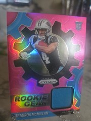 2025 Panini Prizm – Rookie Gear Tetairoa McMillan #RGR-TMC Pink Prizm (MEM, RC)