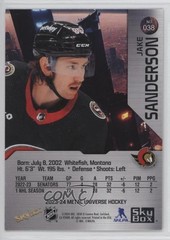 2023-24 Skybox Metal Universe PMG Red 3/100 Jake Sanderson #038 1yj
