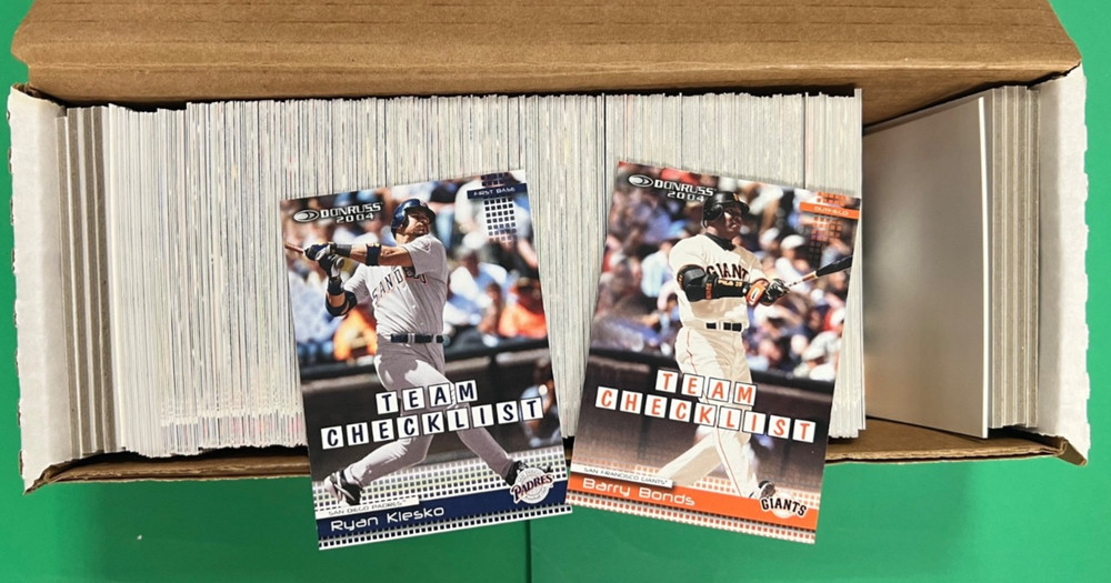 2004 DONRUSS BASEBALL STARTER SET 351/400