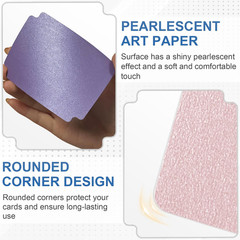 Trading Card Dividers, Multicolor 100-Pack Paper Card Dividers for MTG, TCG, Spo