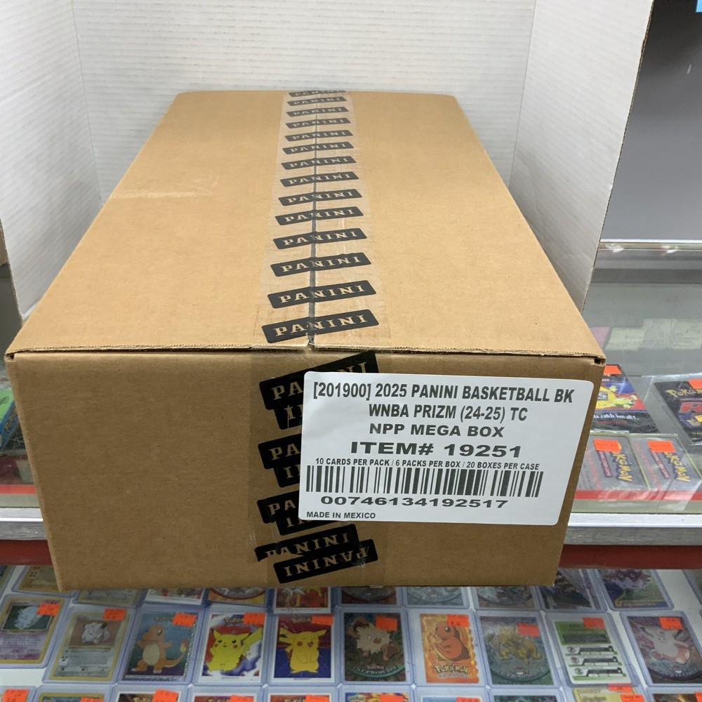 2025 Panini Prizm WNBA Basketball Mega Box Factory Sealed Case 20 Boxes