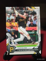 2026 MLB Topps NOW #315 Tyler Callihan 1st Two HR Pittsburgh Pirates PR:1048