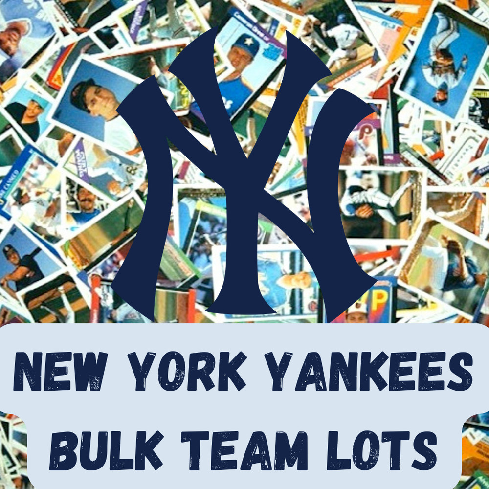 New York Yankees Bulk Team Lots – Stars, HOF, Rookies, from 1980 to present