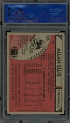 1980 TOPPS #63 ALLAN ELLIS PSA 10 BEARS [356]