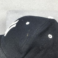 New York Yankees Hat Cap Strap Back Mens One Size MLB Baseball NY Black White