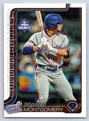 BRADEN MONTGOMERY CANON BALLERS 2025 TOPPS PRO DEBUT #PD-84
