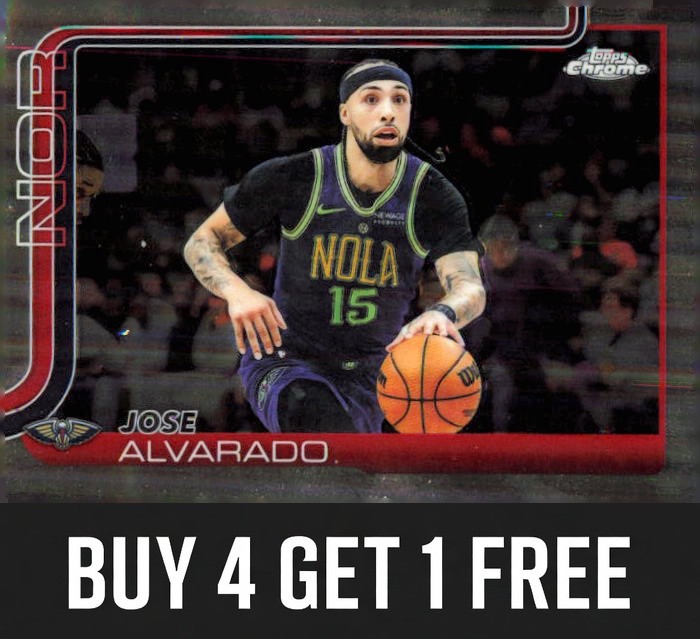 Jose Alvarado 2025-26 Topps Chrome #144 New Orleans Pelicans