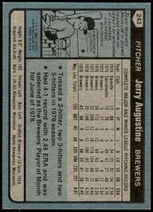 1980 Topps #243 Jerry Augustine Milwaukee Brewers