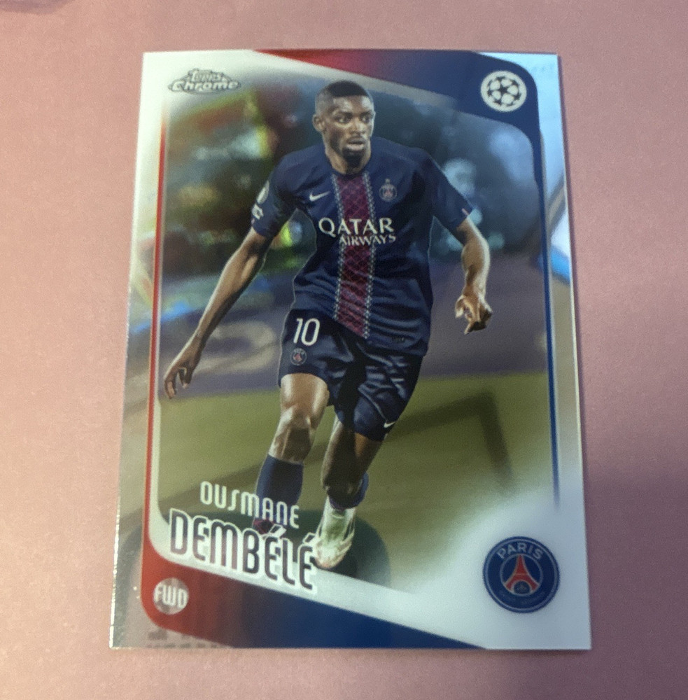 Topps 2025-26 UEFA Club Competitions Ousmane Dembele #3 Paris Saint-Germain