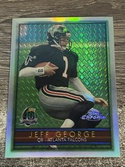 Jeff George 1996 Topps Chrome REFRACTOR #123 NM-MINT Falcons SP 1st Year Chrome