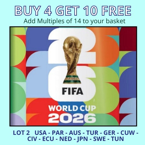 2026 World Cup Panini Sticker Collection FIFA – Group D, E, F – USA