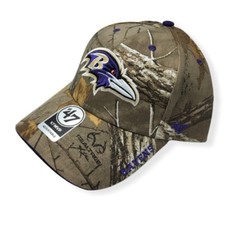 &rsquo;47 Baltimore Ravens MVP Realtree Camo Frost Adjustable Strap Hat Dad Cap