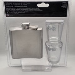 Pro Specialties Group Philadelphia Eagles Flask And Shot Glass Set