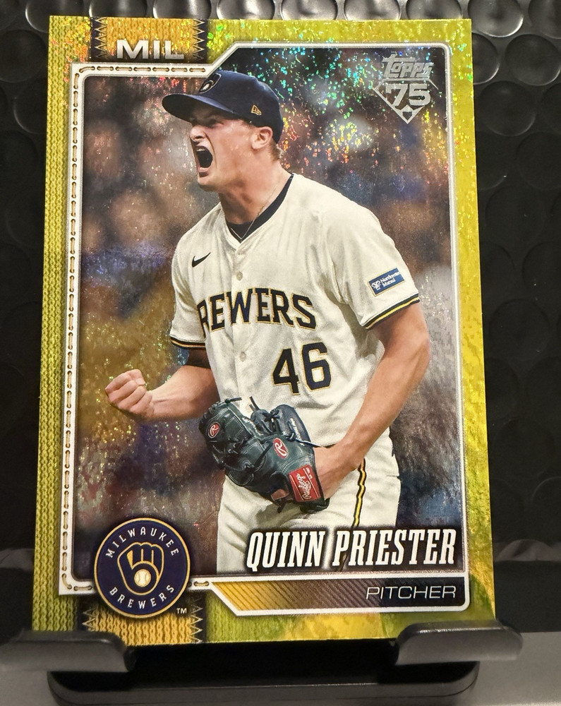 Topps 2025 Series 2 Quinn Priester Milwaukee Brewers #684 Serial Numbered /399
