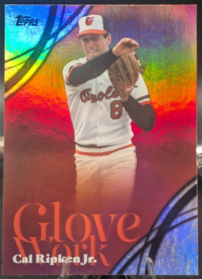 2026 Topps Cal Ripken Jr Glove Work Foil GW-14 Orioles HOF