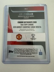 2025-26 Topps Chrome Women’s Lea Schuller Green Auto /99 First On Print