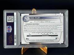 Dax Kilby 2025 Bowman Draft #BD-146 Sky Blue Border #/499 PSA 10