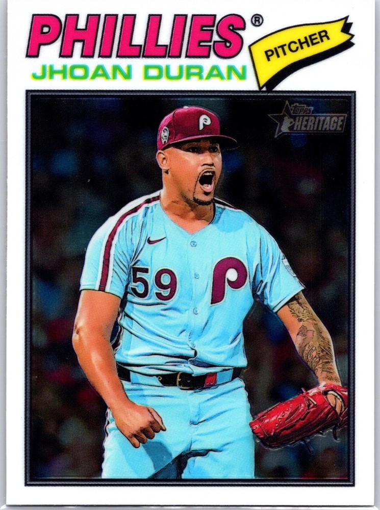 2026 Topps Heritage Chrome SP Jhoan Duran #14
