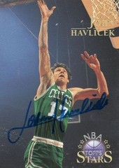 JOHN HAVLICEK 1996 TOPPS NBA STARS – SCORE BOARD AUTOGRAPHED CARD – CELTICS