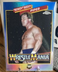 2025 Topps Chrome WWE – Wrestlemania Recall Roddy Piper #WM-RP Blue Refractor…