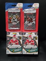 2025 Football Cards 2x Prizm Blaster Box & 2x 2025 Sage 2 Packs/Card Hanger Pack