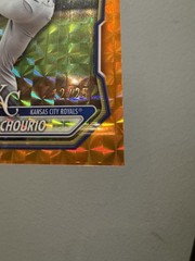 2026 Bowman Chrome Kendry Chourio /25 Orange Geometric Refractor Royals #BCP-7