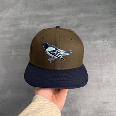 Hat Club Baltimore Orioles New Era Cap 6 7/8 Brown Navy Baby Blue Fitted Alt