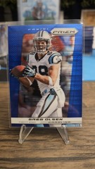 2013 Panini Prizm Greg Olsen #138 Blue Pulsar Prizm SP Carolina Panthers 🔥🔥🔥