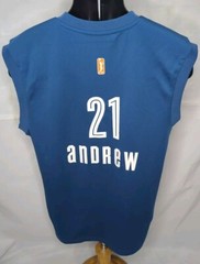 Minnesota MN Lynx WNBA Andrew #21 Jersey Adidas Adult Mens Small / Womens Medium