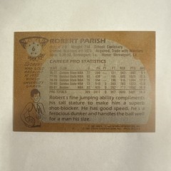 1981-82 Topps Basketball Robert Parish #6 – Boston Celtics