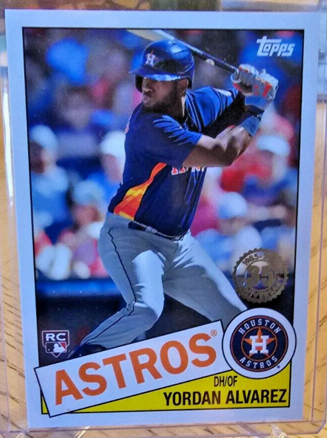 2020 Topps Update Series &rsquo;85 Topps #85TB-18 Yordan Alvarez Astros Rookie RC